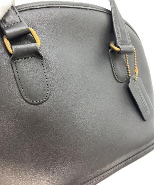 COACH（コーチ）COACH (コーチ) レザーハンドバッグ ブラックの古着・服飾アイテム