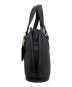 COACH (コーチ) レザーハンドバッグ ブラック：15000円
