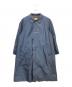 Aquascutum（アクアスキュータム）の古着「ライナー付ステンカラーコート」｜ネイビー