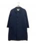 Aquascutum（アクアスキュータム）の古着「カシミヤ混コート」｜ネイビー