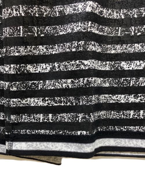 COMME des GARCONS HOMME PLUS（コムデギャルソンオムプリュス）COMME des GARCONS HOMME PLUS (コムデギャルソンオムプリュス) ボーダーカットソー ブラック サイズ:Lの古着・服飾アイテム