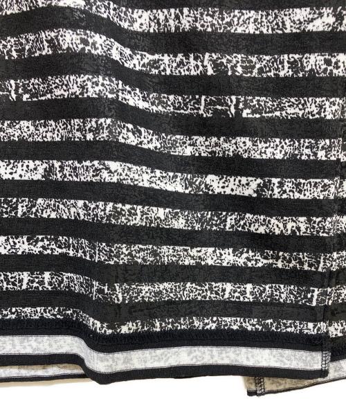 COMME des GARCONS HOMME PLUS（コムデギャルソンオムプリュス）COMME des GARCONS HOMME PLUS (コムデギャルソンオムプリュス) ボーダーカットソー ブラック サイズ:Lの古着・服飾アイテム