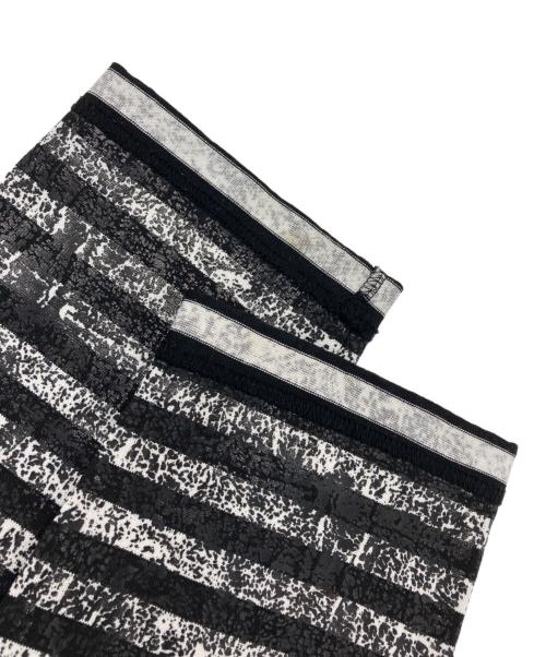 COMME des GARCONS HOMME PLUS（コムデギャルソンオムプリュス）COMME des GARCONS HOMME PLUS (コムデギャルソンオムプリュス) ボーダーカットソー ブラック サイズ:Lの古着・服飾アイテム