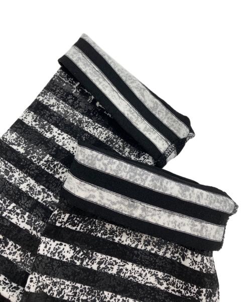 COMME des GARCONS HOMME PLUS（コムデギャルソンオムプリュス）COMME des GARCONS HOMME PLUS (コムデギャルソンオムプリュス) ボーダーカットソー ブラック サイズ:Lの古着・服飾アイテム