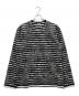 COMME des GARCONS HOMME PLUS（コムデギャルソンオムプリュス）の古着「ボーダーカットソー」｜ブラック