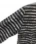中古・古着 COMME des GARCONS HOMME PLUS (コムデギャルソンオムプリュス) ボーダーカットソー ブラック サイズ:L：10000円