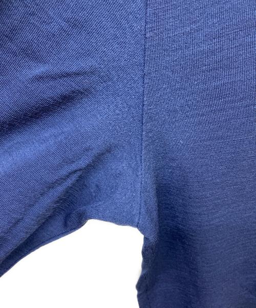 COMME des GARCONS HOMME PLUS（コムデギャルソンオムプリュス）COMME des GARCONS HOMME PLUS (コムデギャルソンオムプリュス) ウールニット ブルー サイズ:Lの古着・服飾アイテム