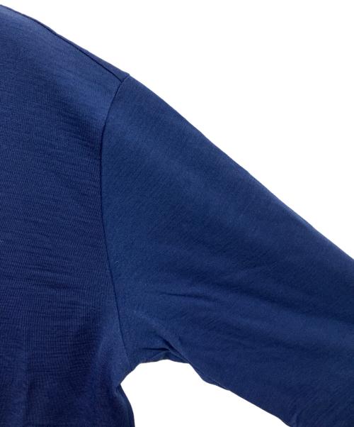 COMME des GARCONS HOMME PLUS（コムデギャルソンオムプリュス）COMME des GARCONS HOMME PLUS (コムデギャルソンオムプリュス) ウールニット ブルー サイズ:Lの古着・服飾アイテム
