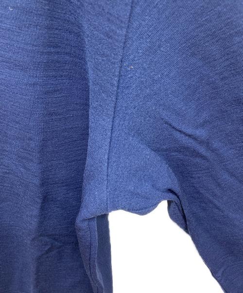 COMME des GARCONS HOMME PLUS（コムデギャルソンオムプリュス）COMME des GARCONS HOMME PLUS (コムデギャルソンオムプリュス) ウールニット ブルー サイズ:Lの古着・服飾アイテム