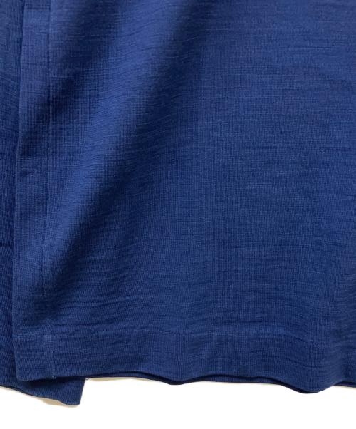 COMME des GARCONS HOMME PLUS（コムデギャルソンオムプリュス）COMME des GARCONS HOMME PLUS (コムデギャルソンオムプリュス) ウールニット ブルー サイズ:Lの古着・服飾アイテム