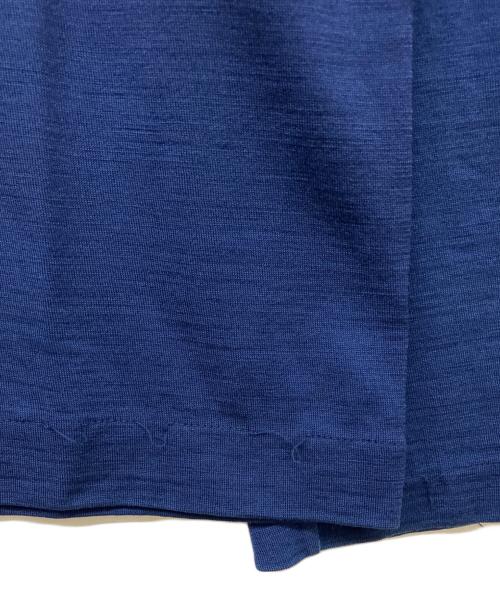 COMME des GARCONS HOMME PLUS（コムデギャルソンオムプリュス）COMME des GARCONS HOMME PLUS (コムデギャルソンオムプリュス) ウールニット ブルー サイズ:Lの古着・服飾アイテム