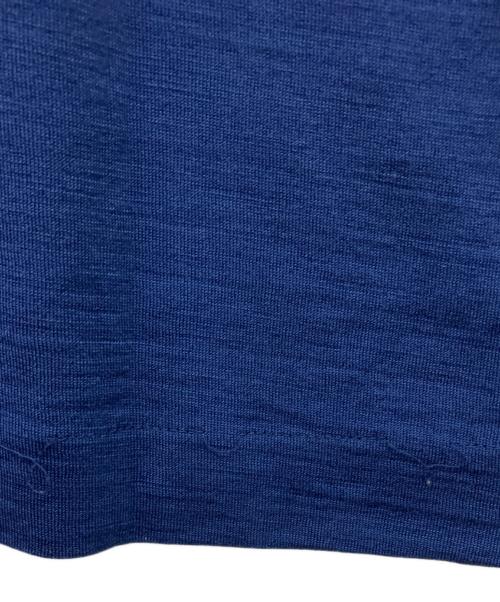COMME des GARCONS HOMME PLUS（コムデギャルソンオムプリュス）COMME des GARCONS HOMME PLUS (コムデギャルソンオムプリュス) ウールニット ブルー サイズ:Lの古着・服飾アイテム
