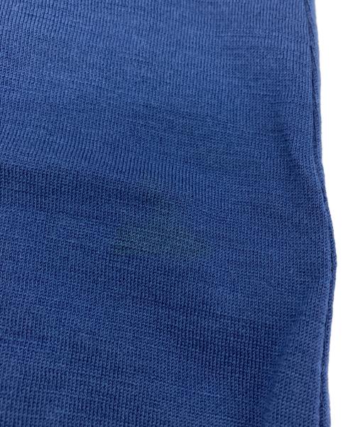 COMME des GARCONS HOMME PLUS（コムデギャルソンオムプリュス）COMME des GARCONS HOMME PLUS (コムデギャルソンオムプリュス) ウールニット ブルー サイズ:Lの古着・服飾アイテム
