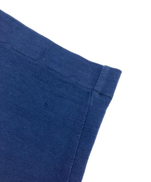 COMME des GARCONS HOMME PLUS（コムデギャルソンオムプリュス）COMME des GARCONS HOMME PLUS (コムデギャルソンオムプリュス) ウールニット ブルー サイズ:Lの古着・服飾アイテム