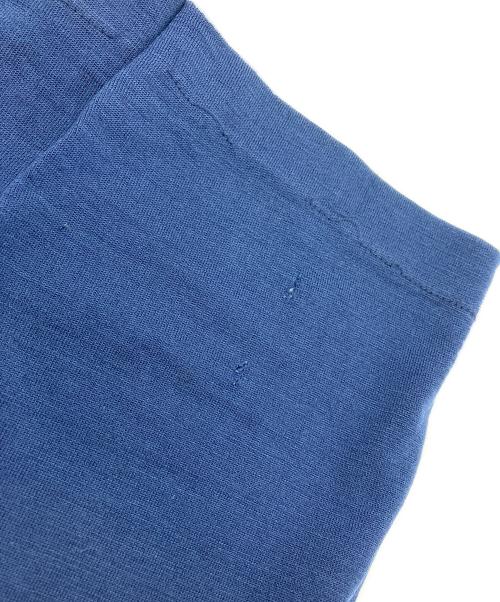 COMME des GARCONS HOMME PLUS（コムデギャルソンオムプリュス）COMME des GARCONS HOMME PLUS (コムデギャルソンオムプリュス) ウールニット ブルー サイズ:Lの古着・服飾アイテム