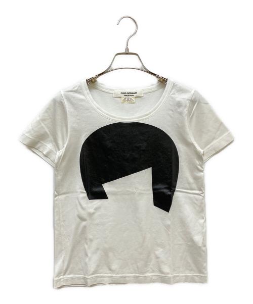 JUNYA WATANABE COMME des GARCONS（(ジュンヤワタナベ コムデギャルソン）JUNYA WATANABE COMME des GARCONS ((ジュンヤワタナベ コムデギャルソン) プリントTシャツ ホワイト サイズ:Sの古着・服飾アイテム