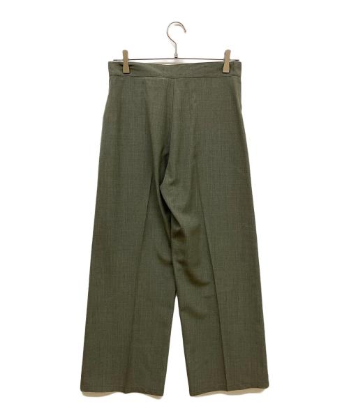 TAO COMME des GARCONS（タオ コムデギャルソン）TAO COMME des GARCONS (タオ コムデギャルソン) ウール混スラックス オリーブ サイズ:Sの古着・服飾アイテム