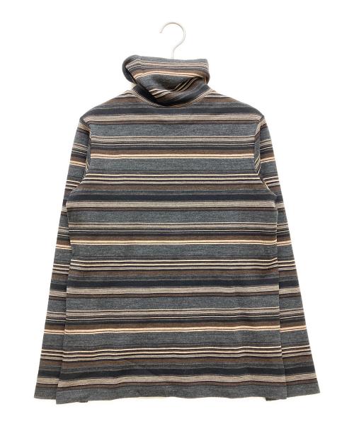 JUNYA WATANABE COMME des GARCONS（(ジュンヤワタナベ コムデギャルソン）JUNYA WATANABE COMME des GARCONS (ジュンヤワタナベ コムデギャルソン) ボーダーニット グレー サイズ:SIZE Mの古着・服飾アイテム