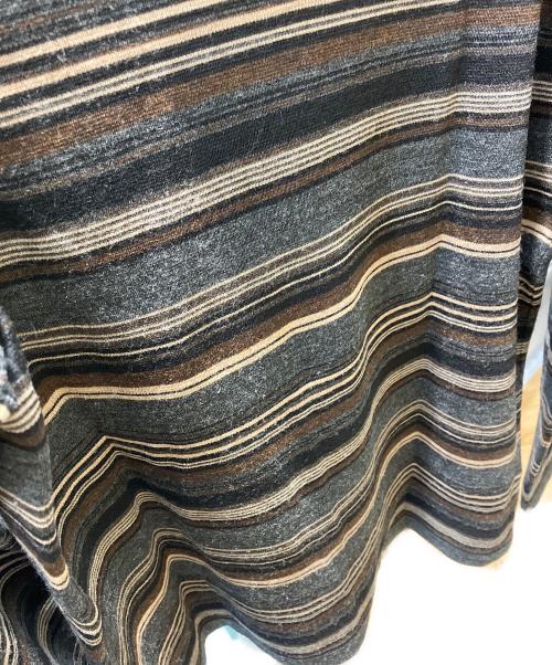 JUNYA WATANABE COMME des GARCONS（(ジュンヤワタナベ コムデギャルソン）JUNYA WATANABE COMME des GARCONS (ジュンヤワタナベ コムデギャルソン) ボーダーニット グレー サイズ:SIZE Mの古着・服飾アイテム