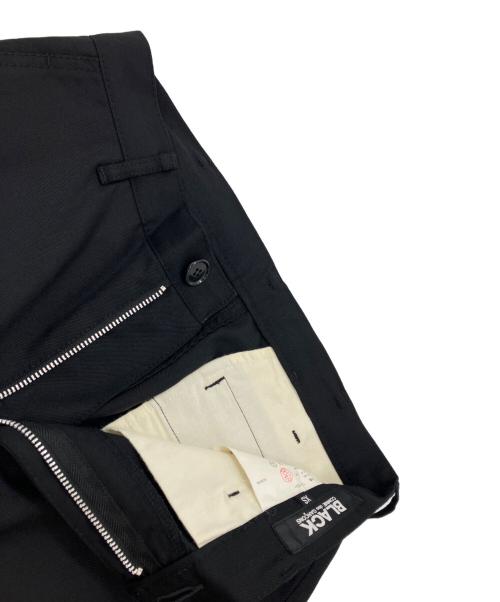 BLACK COMME des GARCONS（ブラックコムデギャルソン）BLACK COMME des GARCONS (ブラックコムデギャルソン) ウールパンツ ブラック サイズ:XSの古着・服飾アイテム
