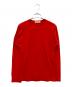 COMME des GARCONS（コムデギャルソン）の古着「ウールカットソー」｜レッド