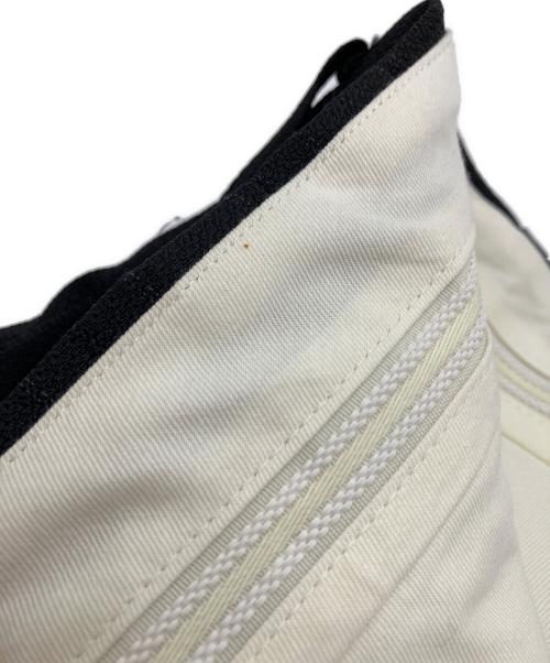 COMME des GARCONS（コムデギャルソン）COMME des GARCONS (コムデギャルソン) ダメージ加工2タックストライプハーフパンツ ブラック サイズ:SIZE Sの古着・服飾アイテム