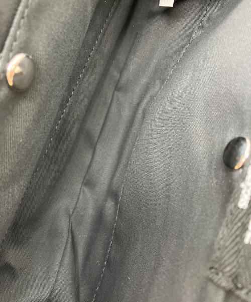 JUNYA WATANABE COMME des GARCONS（(ジュンヤワタナベ コムデギャルソン）JUNYA WATANABE COMME des GARCONS ((ジュンヤワタナベ コムデギャルソン) クロコ型押しがま口ショルダーバッグ ブラックの古着・服飾アイテム