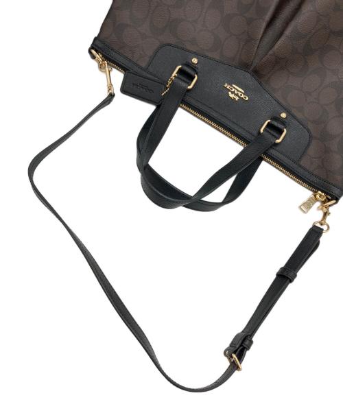 COACH（コーチ）COACH (コーチ) 2WAYバッグ ブラウンの古着・服飾アイテム