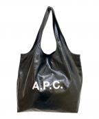 A.P.C.アーペーセー）の古着「エコレザートートバッグ」｜ブラック