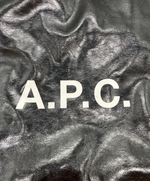 A.P.C.（アーペーセー）A.P.C. (アーペーセー) エコレザートートバッグ ブラックの古着・服飾アイテム