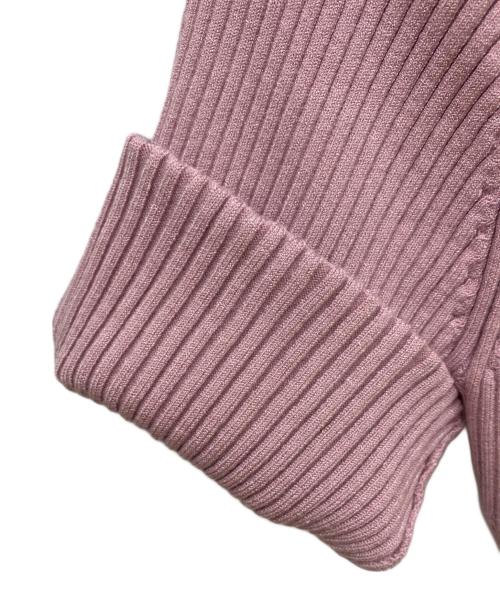 Snidel（スナイデル）Snidel (スナイデル) フロントボタンニットワンピース ピンク サイズ:ONEの古着・服飾アイテム
