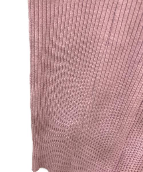 Snidel（スナイデル）Snidel (スナイデル) フロントボタンニットワンピース ピンク サイズ:ONEの古着・服飾アイテム