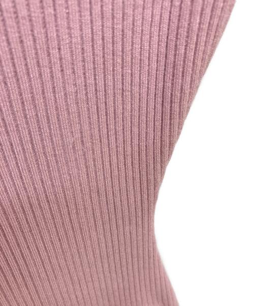 Snidel（スナイデル）Snidel (スナイデル) フロントボタンニットワンピース ピンク サイズ:ONEの古着・服飾アイテム