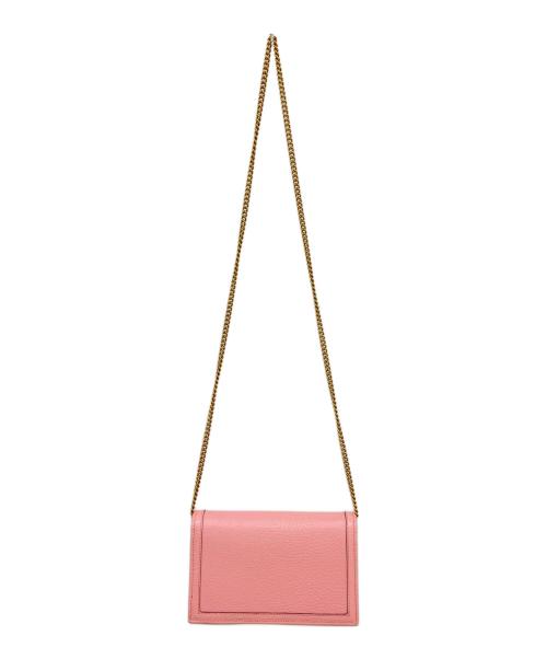 GUCCI（グッチ）GUCCI (グッチ) ダイアナ バンブー ミニ クロスバッグ ピンクの古着・服飾アイテム
