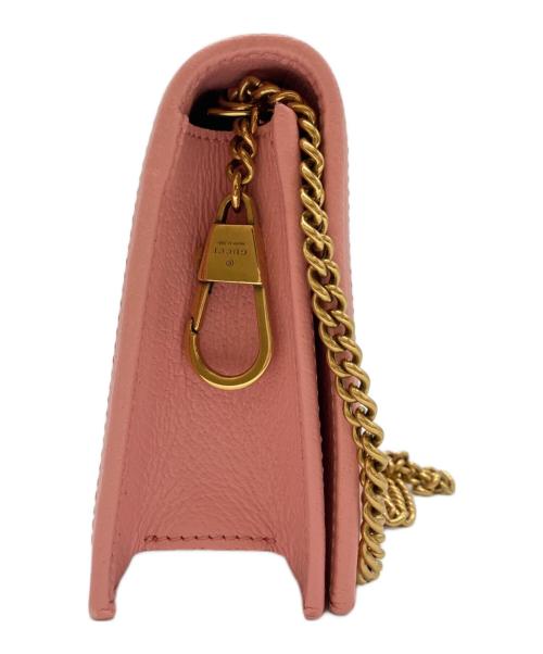 GUCCI（グッチ）GUCCI (グッチ) ダイアナ バンブー ミニ クロスバッグ ピンクの古着・服飾アイテム