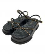 LOUIS VUITTONルイ ヴィトン）の古着「MAYA PLATFORM SANDAL」｜ブラック