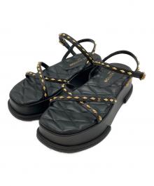 LOUIS VUITTON（ルイ ヴィトン）の古着「MAYA PLATFORM SANDAL」｜ブラック