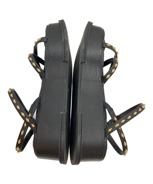 LOUIS VUITTON（ルイ ヴィトン）LOUIS VUITTON (ルイ ヴィトン) MAYA PLATFORM SANDAL ブラック サイズ:39の古着・服飾アイテム