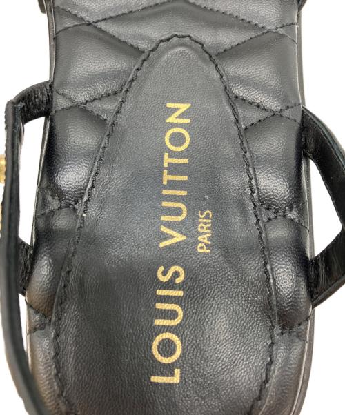 LOUIS VUITTON（ルイ ヴィトン）LOUIS VUITTON (ルイ ヴィトン) MAYA PLATFORM SANDAL ブラック サイズ:39の古着・服飾アイテム