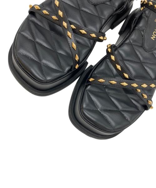 LOUIS VUITTON（ルイ ヴィトン）LOUIS VUITTON (ルイ ヴィトン) MAYA PLATFORM SANDAL ブラック サイズ:39の古着・服飾アイテム