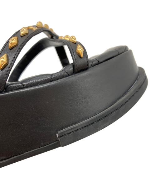LOUIS VUITTON（ルイ ヴィトン）LOUIS VUITTON (ルイ ヴィトン) MAYA PLATFORM SANDAL ブラック サイズ:39の古着・服飾アイテム