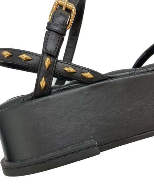 LOUIS VUITTON（ルイ ヴィトン）LOUIS VUITTON (ルイ ヴィトン) MAYA PLATFORM SANDAL ブラック サイズ:39の古着・服飾アイテム