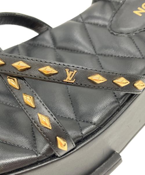 LOUIS VUITTON（ルイ ヴィトン）LOUIS VUITTON (ルイ ヴィトン) MAYA PLATFORM SANDAL ブラック サイズ:39の古着・服飾アイテム