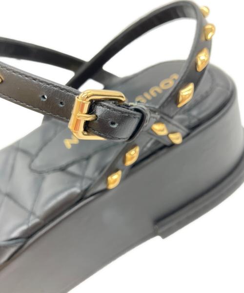 LOUIS VUITTON（ルイ ヴィトン）LOUIS VUITTON (ルイ ヴィトン) MAYA PLATFORM SANDAL ブラック サイズ:39の古着・服飾アイテム