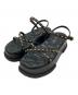 LOUIS VUITTON（ルイ ヴィトン）の古着「MAYA PLATFORM SANDAL」｜ブラック