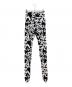 COMME des GARCONS（コムデギャルソン）の古着「グラフィティプリントストレッチレギンスパンツ」｜ブラック×ホワイト