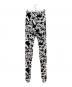 COMME des GARCONS (コムデギャルソン) グラフィティプリントストレッチレギンスパンツ ブラック×ホワイト サイズ:S：10000円