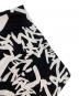 中古・古着 COMME des GARCONS (コムデギャルソン) グラフィティプリントストレッチレギンスパンツ ブラック×ホワイト サイズ:S：10000円