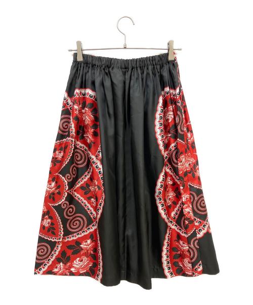 tricot COMME des GARCONS（トリココムデギャルソン）tricot COMME des GARCONS (トリココムデギャルソン) スカート ブラック×レッド サイズ:不明の古着・服飾アイテム