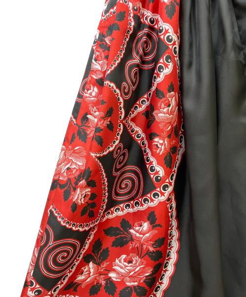 tricot COMME des GARCONS（トリココムデギャルソン）tricot COMME des GARCONS (トリココムデギャルソン) スカート ブラック×レッド サイズ:不明の古着・服飾アイテム